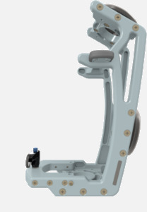 Hillaero MEDPROM 40 FAA certified mountable bracket for Air Ambulance Airmed Helicopter or Fixed Wing Aircraft SIDE